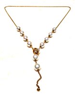 Collana Sommer Donna Collezione Perle in Oro giallo Perla PERLE SCORREVOLI - PERLE SCORREVOLI